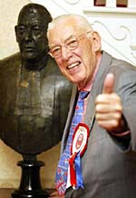 Rev. Dr. Ian Paisley of the popular doomsday cult given short notice on his pension.