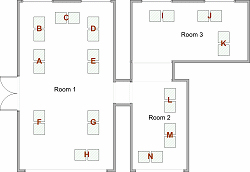 Floor Plan, larger version available on site