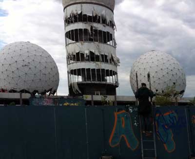 An abandoned US Spybase in what was West Berlin