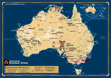 12 British atom bombs near Woomera 50 years ago.