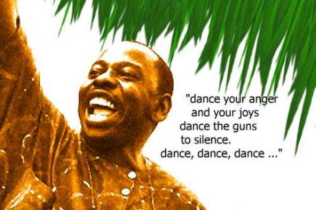 Ken saro-wiwa, poet, activist. executed 10th Nov. 1995 for opposing shell in the name of MOSOP, Movement of Survival for Ogoni People 