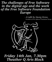 Irish Free Sofware Talk - Friday - UCD