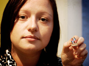 Joanne Delaney 22 year old sacked for wearing a union pin