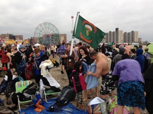 CABHAIR Swim , Coney Island , New York, 1st January 2013.