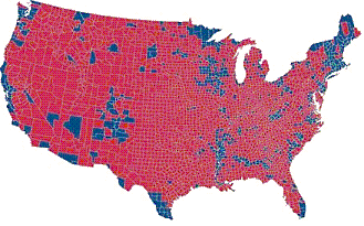 US Election Map 2004