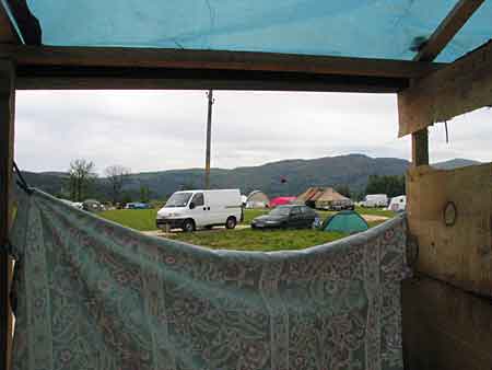 View from the Compost Toilet