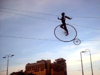 bike sculpture