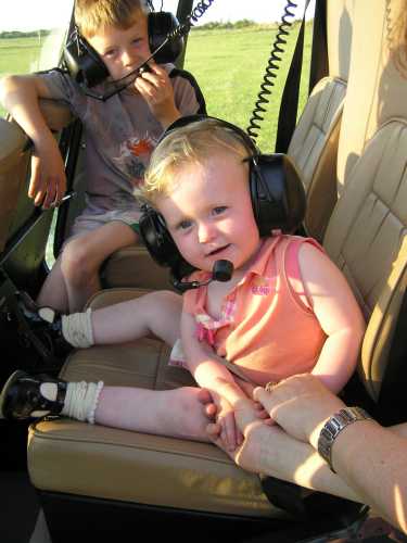 Pilot and co-pilot take a well earned rest