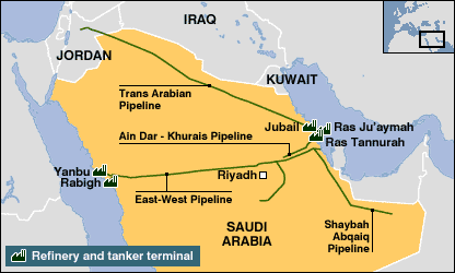 16 km of pipeline and 5 terminal targets