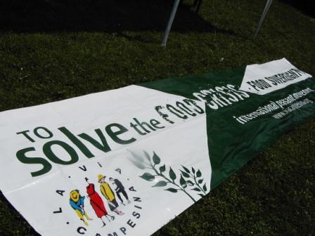 Via Campesina Banner