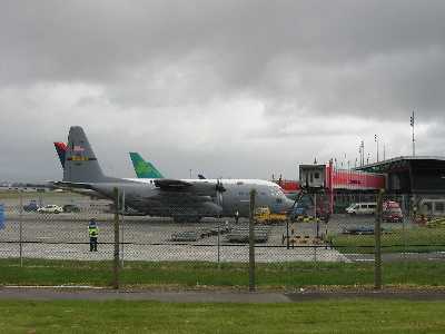 Why so many Gardai guarding this Hercules? What was it carrying?