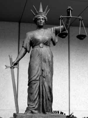 the goddess of justice