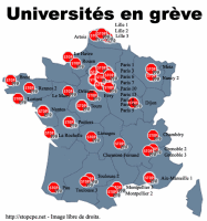 50 from 81 universities on strike/ some occupied by students