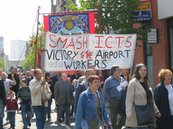 Airport workers