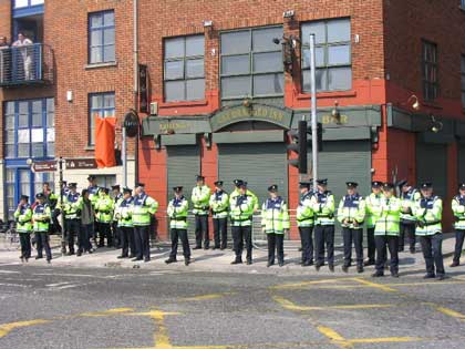 Gardai - Ellis Quay - 14:30 May 1st