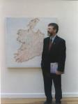 gerry adams - advantages - good on geography, speaks american