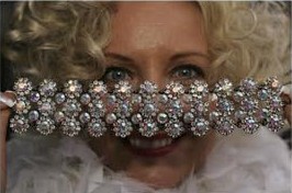 Marilyn Monroe look-alike Tracey McCracken at the launch of the SLIP Diamond Awareness Campaign on St Valentine's Day 2005