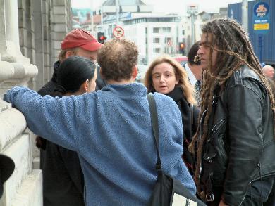 Pitstop Ploughshares Group Outside Four Courts