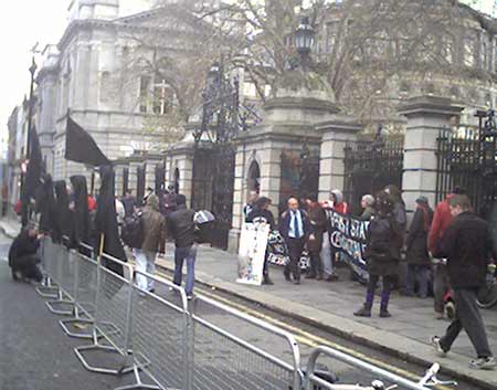 outside the Dail