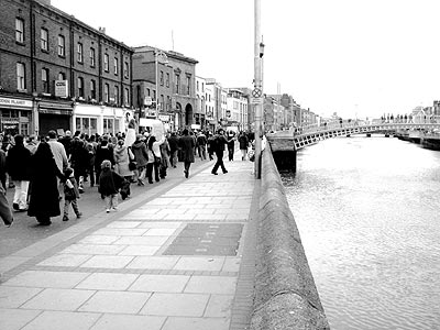 Marching to Wood Quay