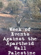 Weeks of Events Against the Apartheid wall Palestine