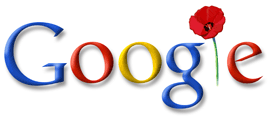 Google's logo as displayed on Google.ie today