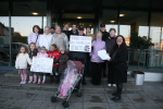 Some members of the Ringsend Campaign Against the Bin Tax