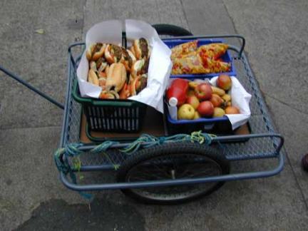 Veggie meals on rubber wheels...