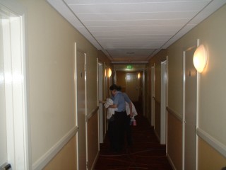 Inside the hotel