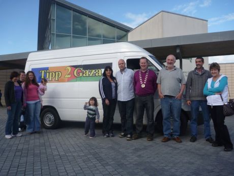 Tipp to Gaza crew before leaving Ireland