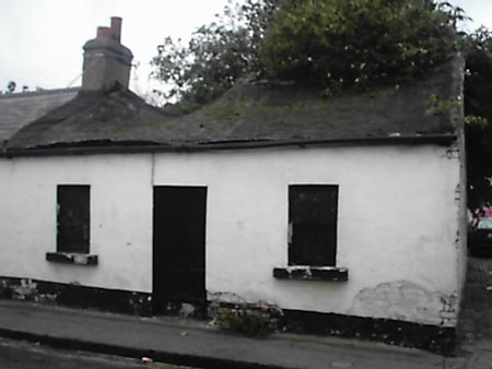 Cottage with roof garden (and sitting room garden - nice tree growing up through the middle of the house)