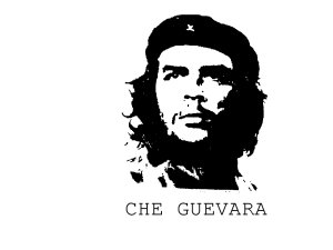 Artist Jim Fitzpatrick's famous portrait of Che Guevara