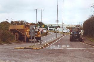 Earth moving equipment moves in on paralysed Traveller women