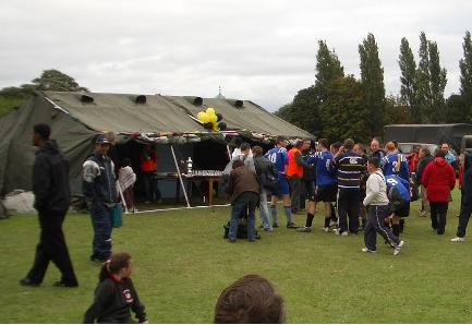 the champions, FATIMA @ the army tent