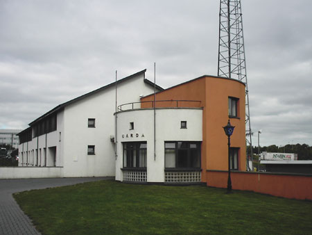 Blanchardstown Garda Station, site of Glennon brothers machine gun attack earlier in the year.