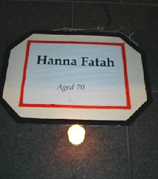 Hanna Fatah, Died Aged 70 From Gunfire, In Al Rashad Hospital