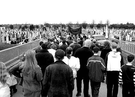 Entering Glasnevin Cemetery