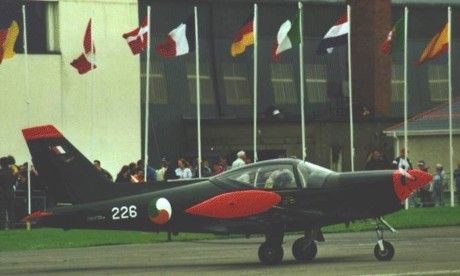 Air Corps Marchetti on the ground