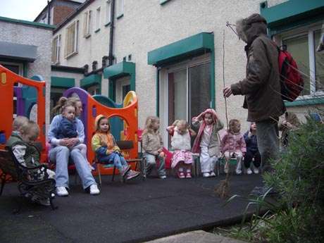 kevin and the little treasures creche kids talk about birds nests