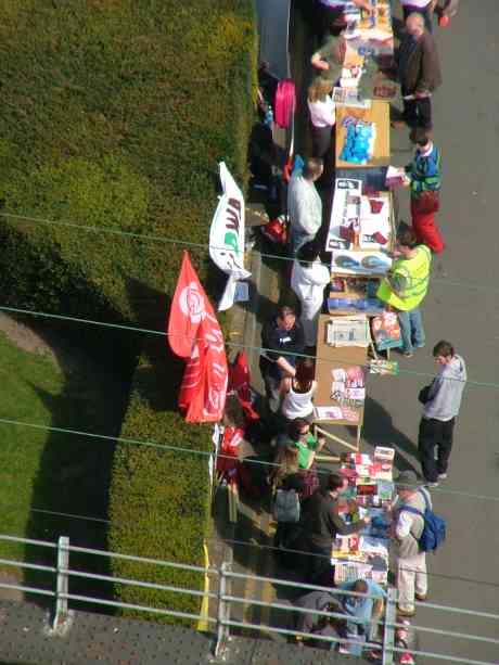 Stalls in the Custom House Gardens