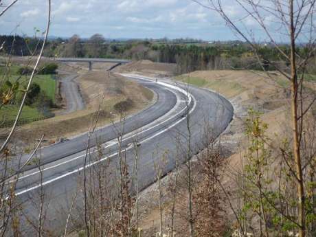 Lismullin Bridge as seen from Rath Lugh