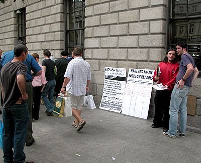 At the GPO: Socialist Party's 'Name and Shame' Campaign