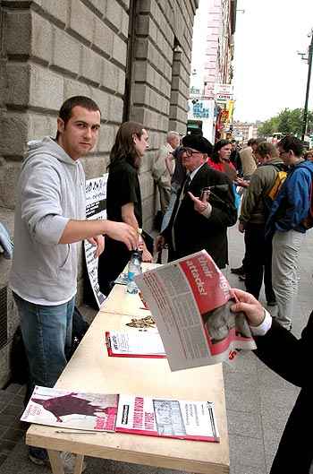 At the GPO: Socialist Party's 'Name and Shame' Campaign