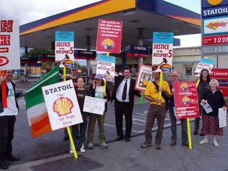 Outside the Newcastle Statoil Station