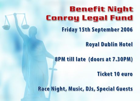 Conroy Legal Fund Benefit Night