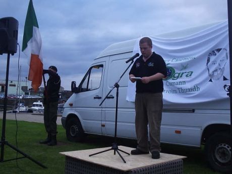 North Antrim SF's Colm 'O Neill opens Casement Commemoration