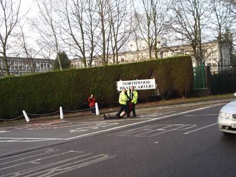 Being Dragged from the Entrance to Northwood HQ