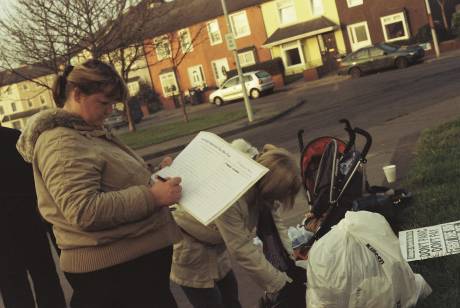 People signing up to the campaign