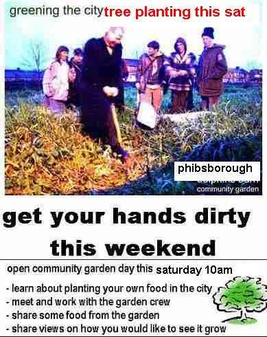 tree planting this saturday - phibsoborogh community garden