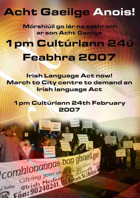 Acht Gaeilge Anois!